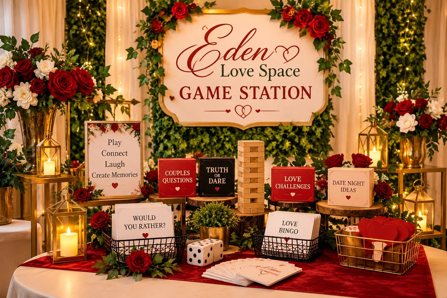Eden Love Space game station with couples games